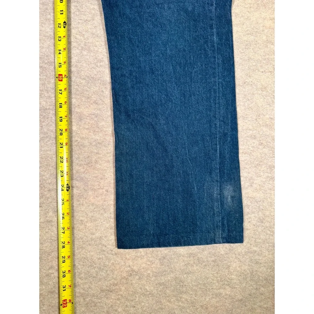 Levis 501 Original Fit Jeans Men 36x32 Blue Denim Cotton Button Fly Straight Leg